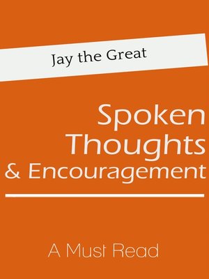 cover image of Spoken Thoughts & Encouragement